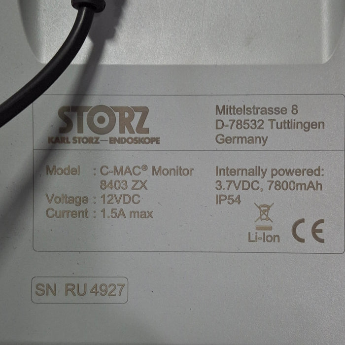 Karl Storz 8403 ZX C-MAC Monitor