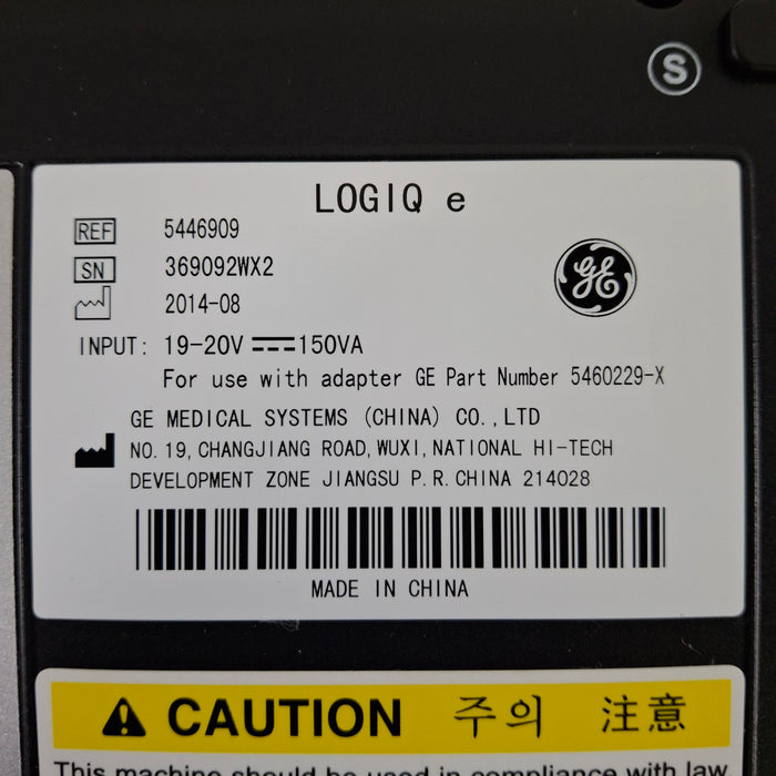 GE Healthcare Logiq e Ultrasound