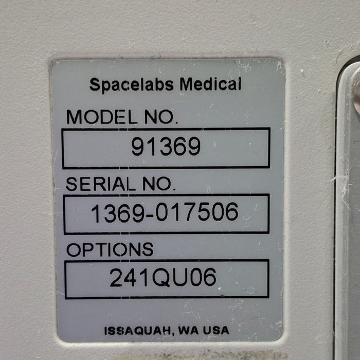 Spacelabs Healthcare Ultraview SL 91369 Monitor