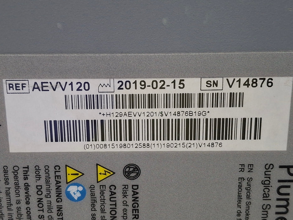 Zimmer PlumeVac AEVV120 Surgical Smoke Evacuator