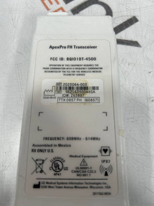 GE Healthcare ApexPro FH Telemetry Transmitter