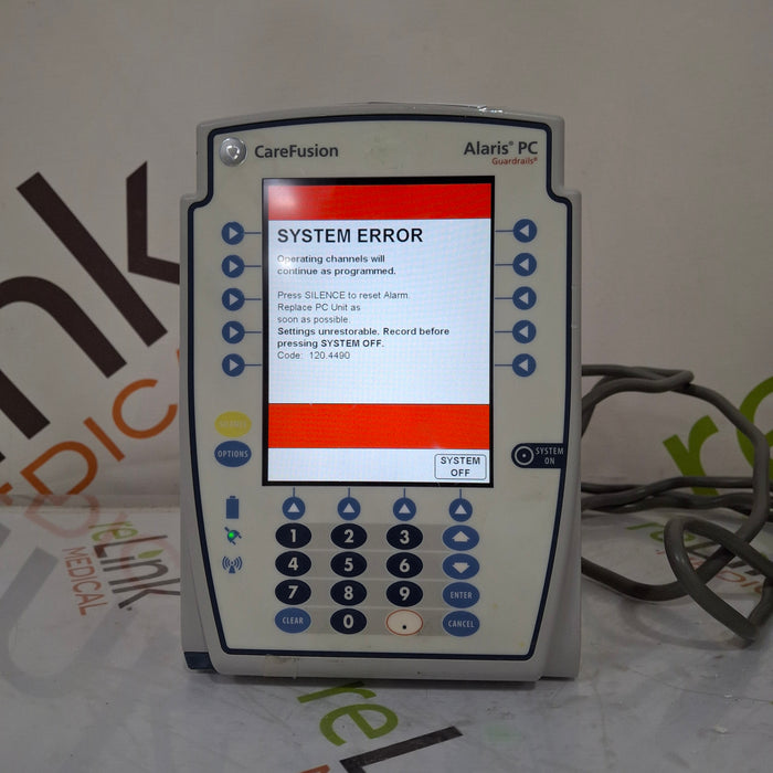 CareFusion Alaris 8015 Large Screen POC Infusion Pump