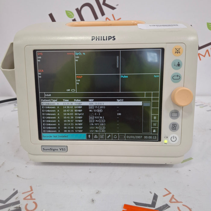 Philips Suresigns VS3 Vital Signs Monitor