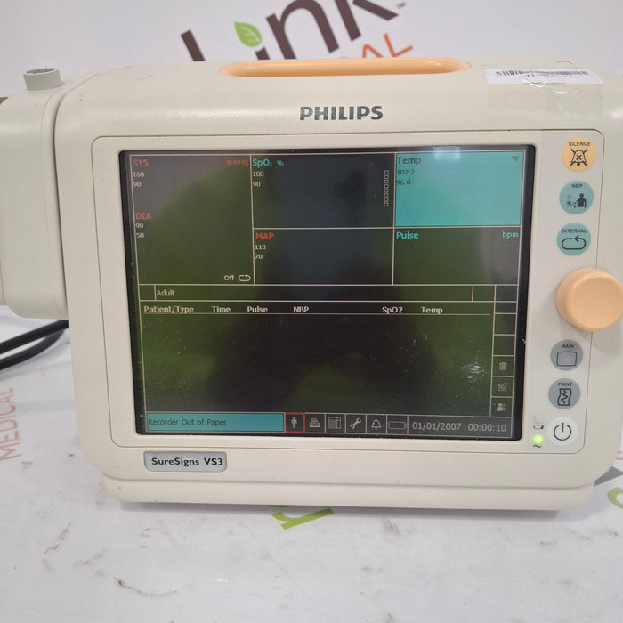 Philips Suresigns VS3 Vital Signs Monitor