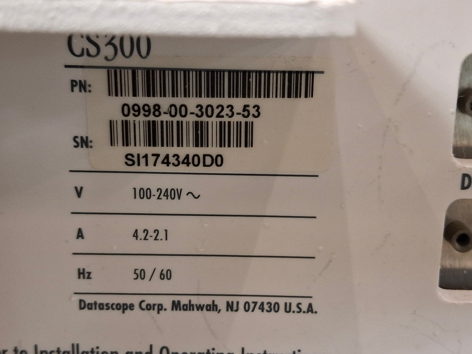 Datascope CS300 Intra Aortic Balloon Pump