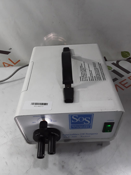 Specialties of Surgery Inc XLS-300 Light Source