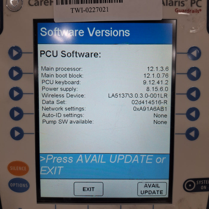 CareFusion Alaris 8015 Large Screen POC Infusion Pump