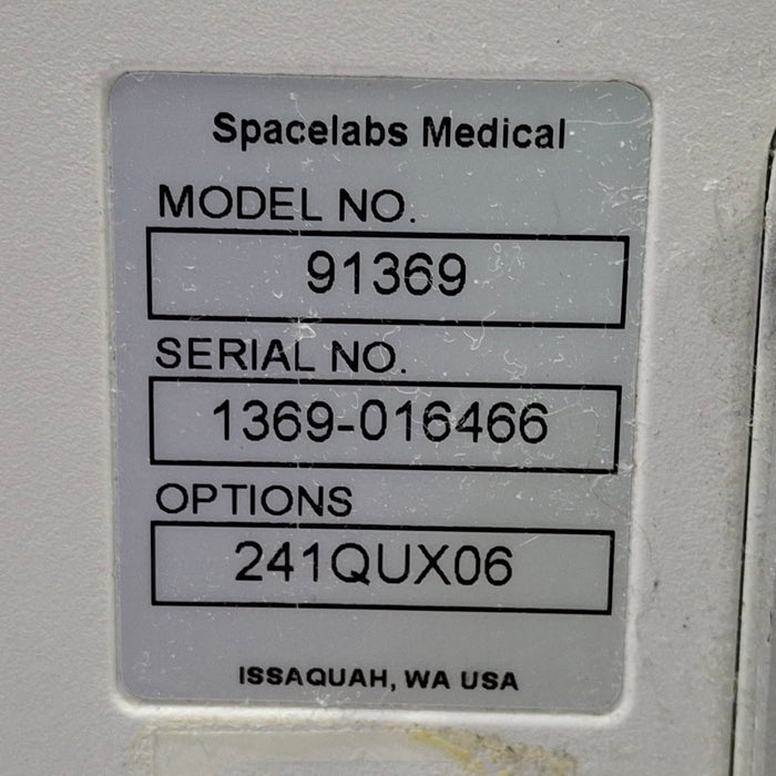 Spacelabs Healthcare Ultraview SL 91369 Monitor