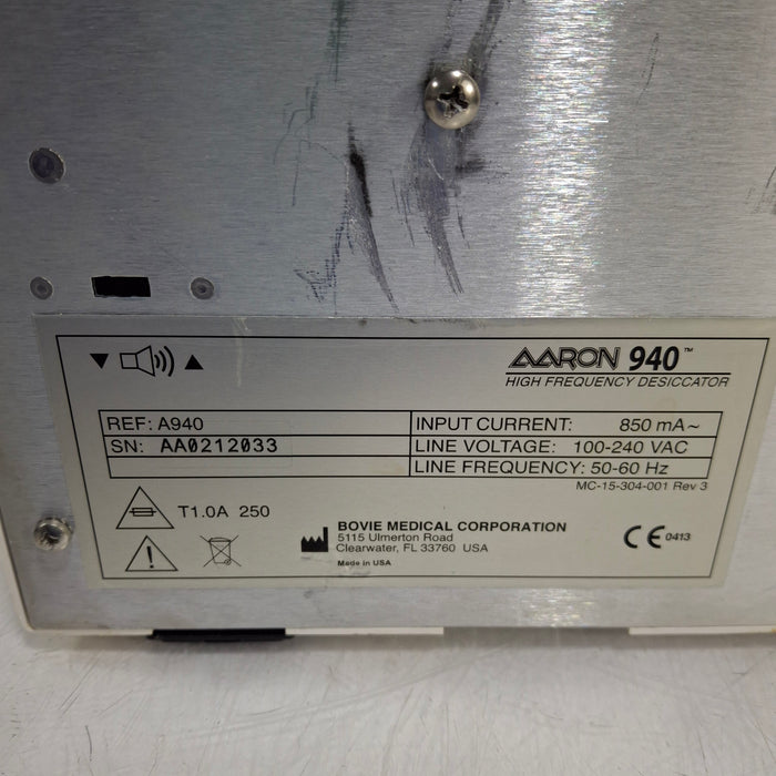 Bovie Aaron 940 High Frequency Desiccator
