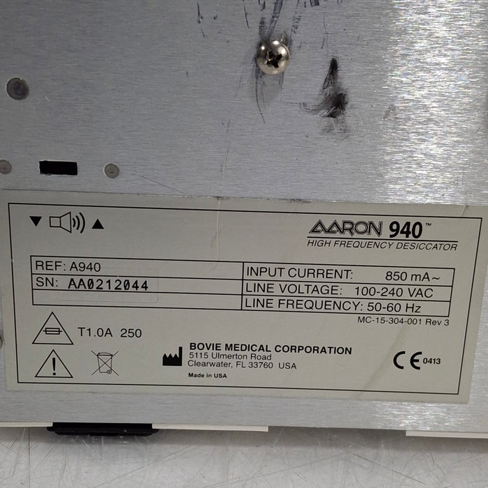 Bovie Aaron 940 High Frequency Desiccator