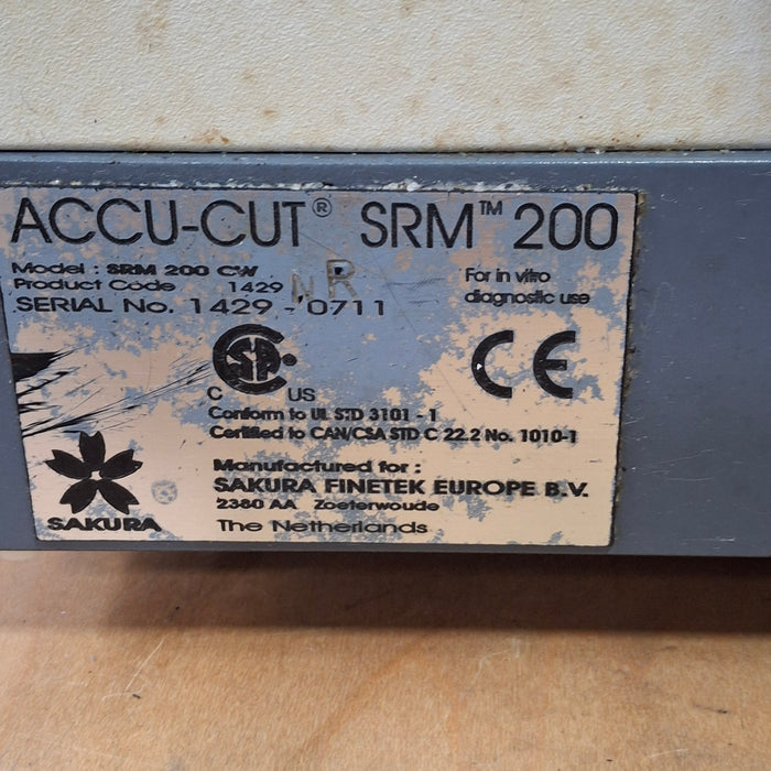 SAKURA Accu-Cut SRM Rotary Microtome