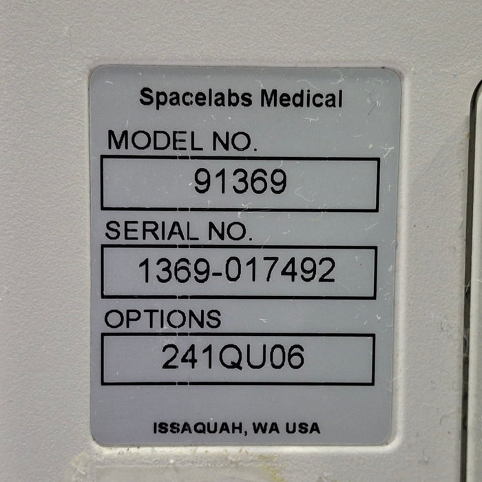 Spacelabs Healthcare Ultraview SL 91369 Monitor