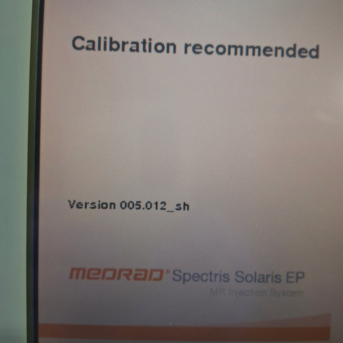 Medrad Spectris Solaris EP MR Injector