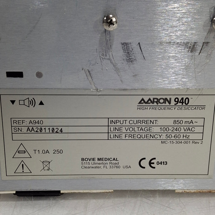 Bovie Aaron 940 High Frequency Desiccator
