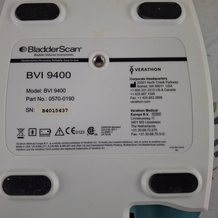 Verathon Medical, Inc BVI 9400 Bladderscan