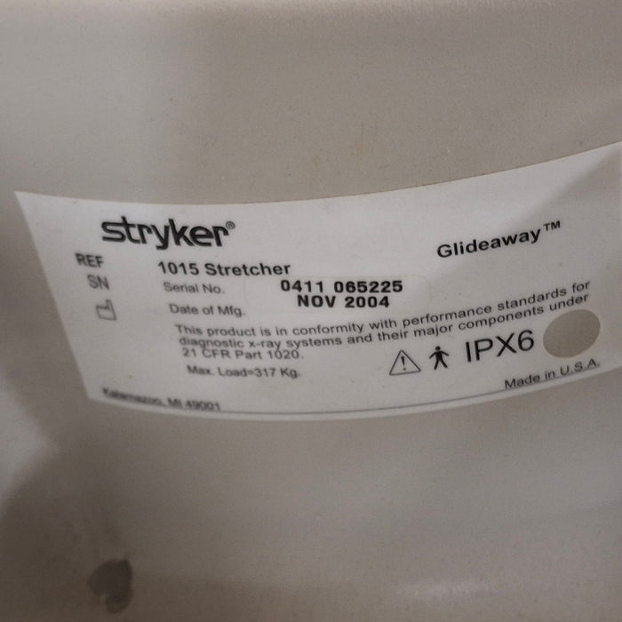Stryker 1015 Big Wheel Glideaway Stretcher
