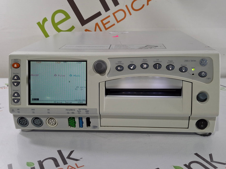 GE Healthcare Corometrics 250cx Series Model 259cx-a Fetal Monitor