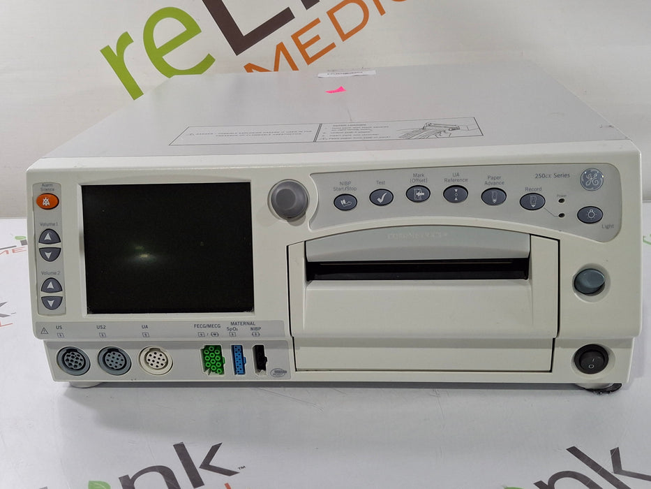 GE Healthcare Corometrics 250cx Series Model 259cx-a Fetal Monitor