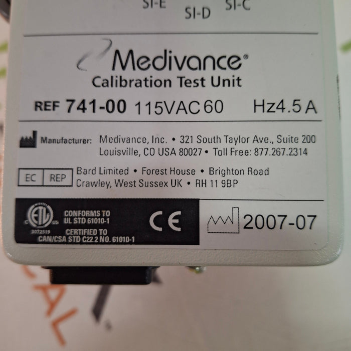 Medivance 741-00 Calibration Test Unit