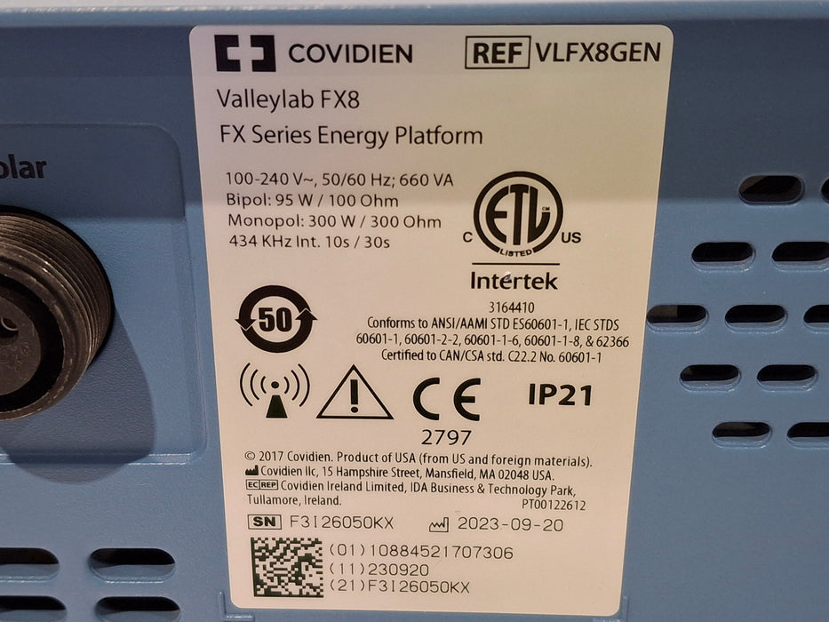 Covidien FX8 Electrosurgical Unit