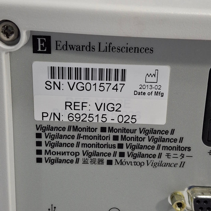Edwards Lifesciences Vigilance II Patient Monitor