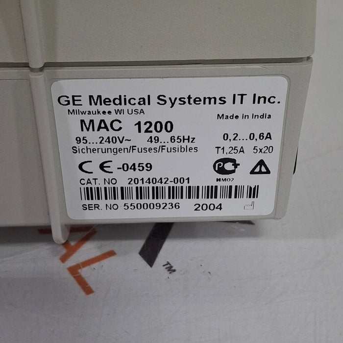GE Healthcare MAC 1200 ECG