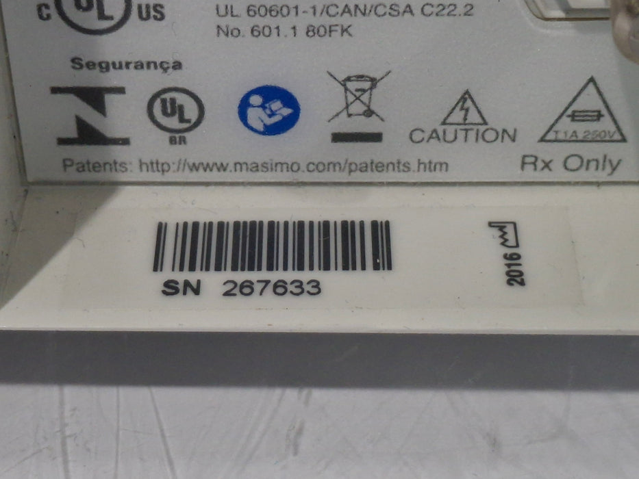 Masimo Radical 7 Pulse Oximeter w/ Base