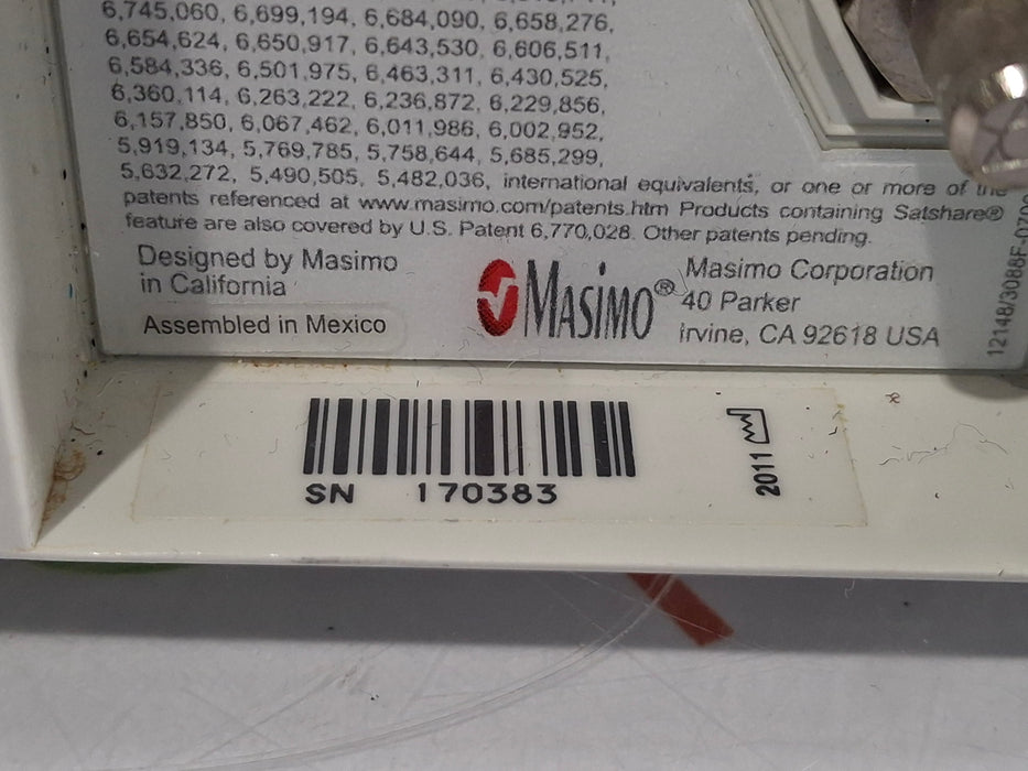 Masimo Radical 7 Pulse Oximeter w/ Base