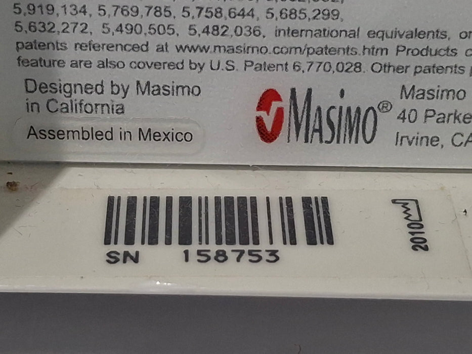 Masimo Radical 7 Pulse Oximeter w/ Base