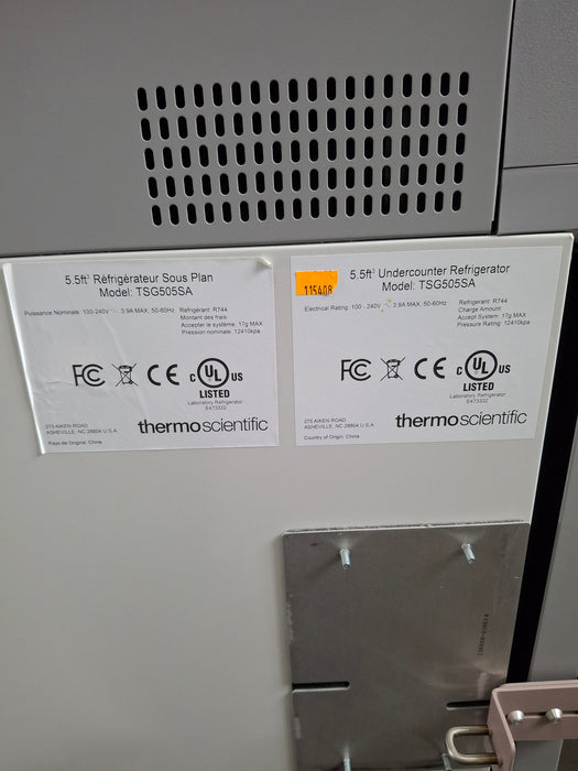 Thermo Scientific TSG505SA 5.5ft Undercounter Refrigerator