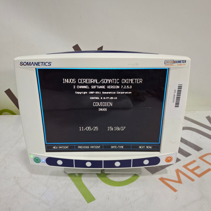 Somanetics Invos 5100C Cerebral Oximeter Monitor