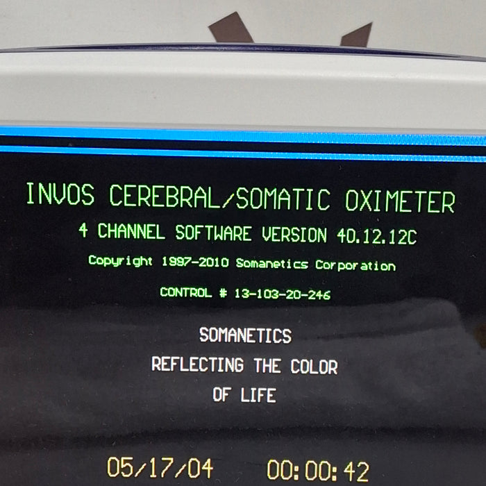 Somanetics Invos 5100C Cerebral Oximeter Monitor