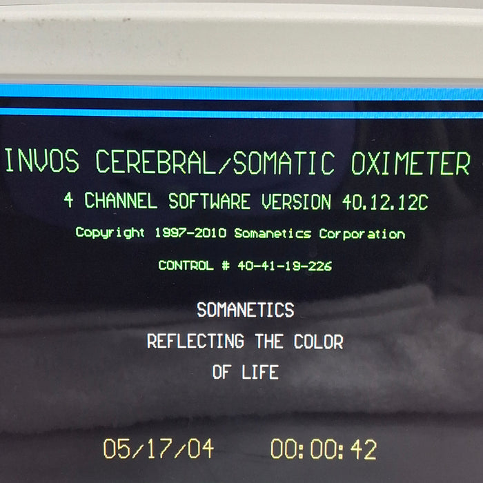 Somanetics Invos 5100C Cerebral Oximeter Monitor