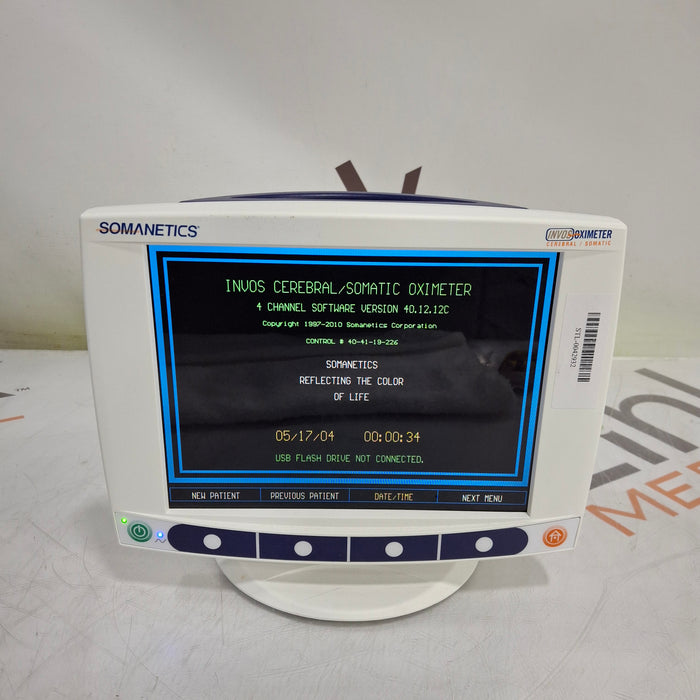 Somanetics Invos 5100C Cerebral Oximeter Monitor
