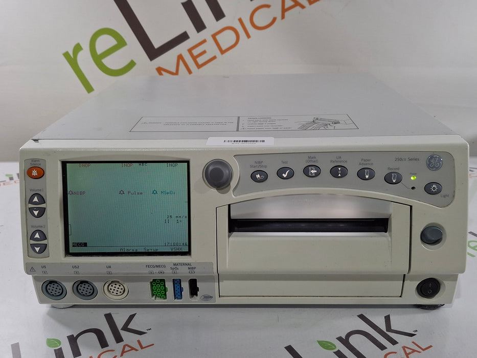 GE Healthcare Corometrics 250cx Series Model 259cx-a Fetal Monitor