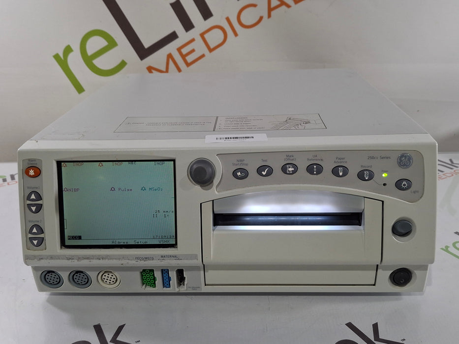 GE Healthcare Corometrics 250cx Series Model 259cx-a Fetal Monitor