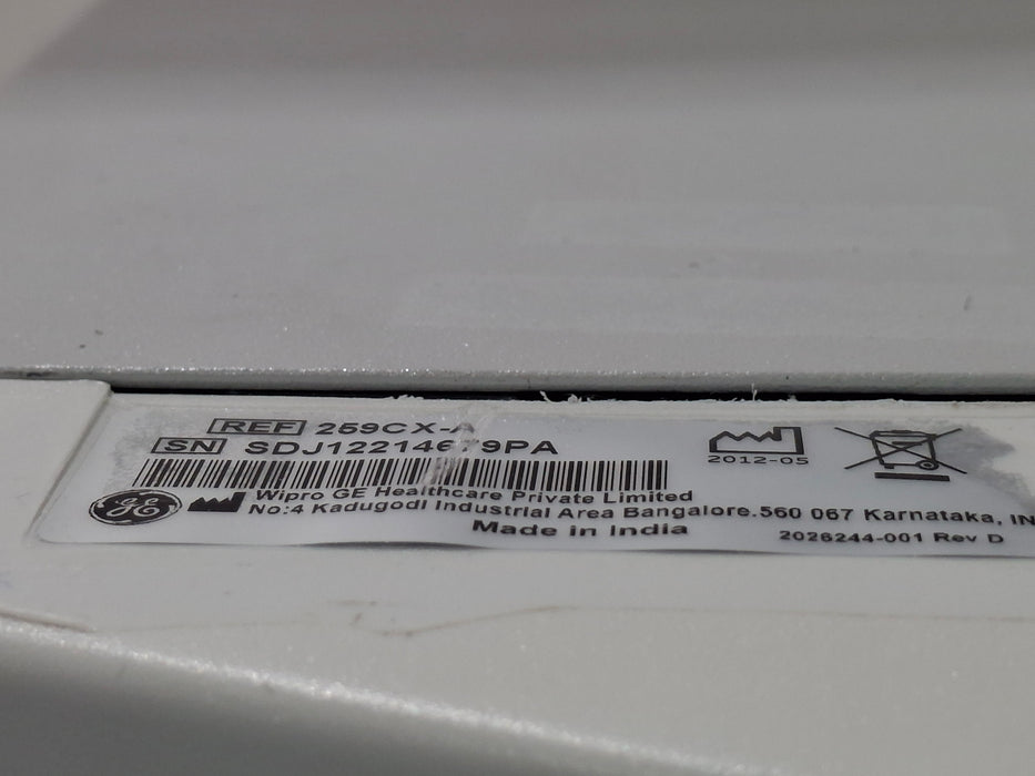 GE Healthcare Corometrics 250cx Series Model 259cx-a Fetal Monitor