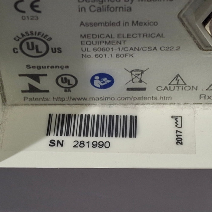 Masimo Radical 7 Pulse Oximeter w/ Base