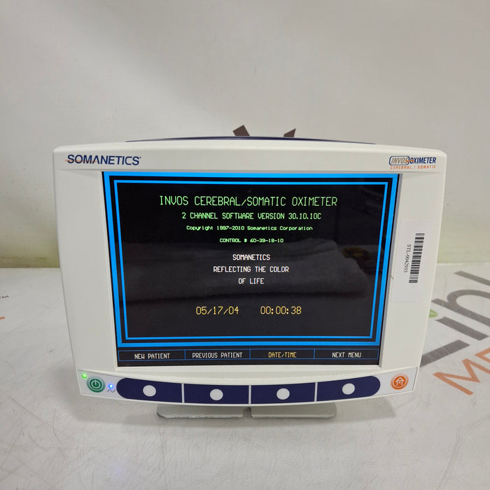 Somanetics Invos 5100C Cerebral Oximeter Monitor