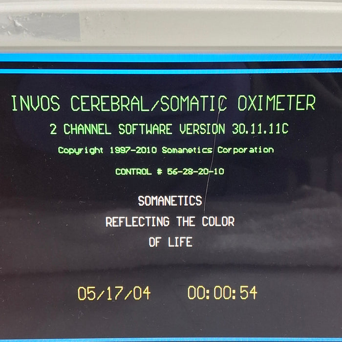 Somanetics Invos 5100C Cerebral Oximeter Monitor