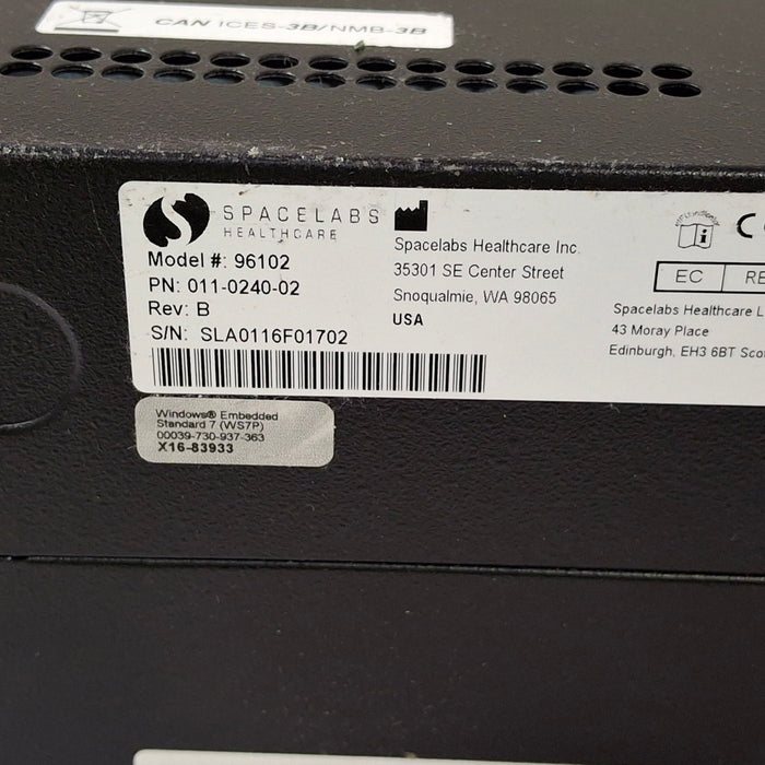 Spacelabs Healthcare 96102 Xhibit XC48 central surveillance