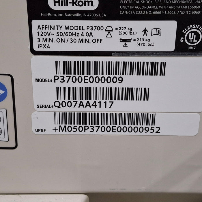 Hill-Rom Affinity 4 Patient Birthing Bed