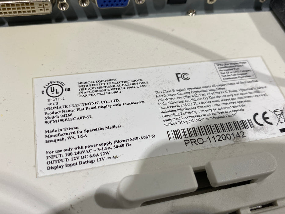 Spacelabs Healthcare Ultraview SL 94266 Patient Monitor