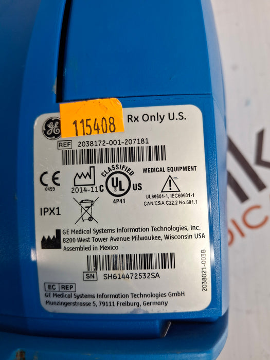 GE Healthcare Dinamap V100 - NIBP, SpO2, Temp Vital Signs Monitor