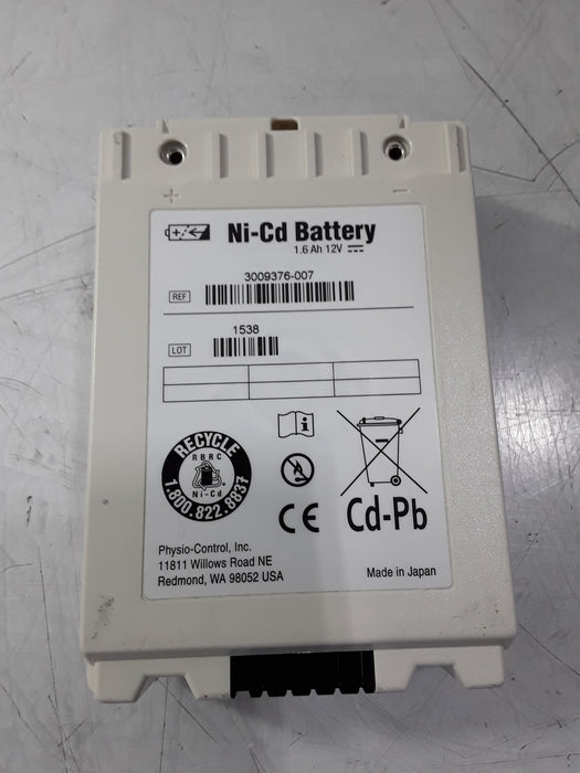 Physio-Control LifePak Ni-Cd Battery