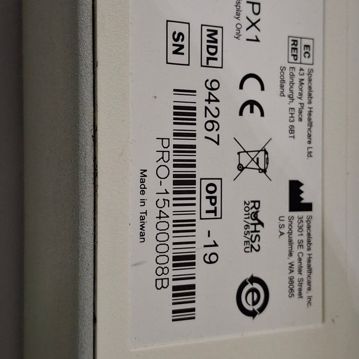 Spacelabs Healthcare Xprezzon 94267 Opt-19 Patient Monitor