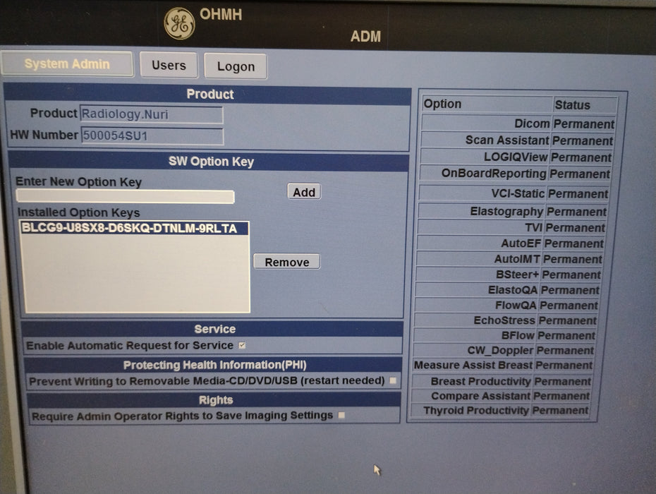 GE Healthcare Logiq S7 Expert Ultrasound