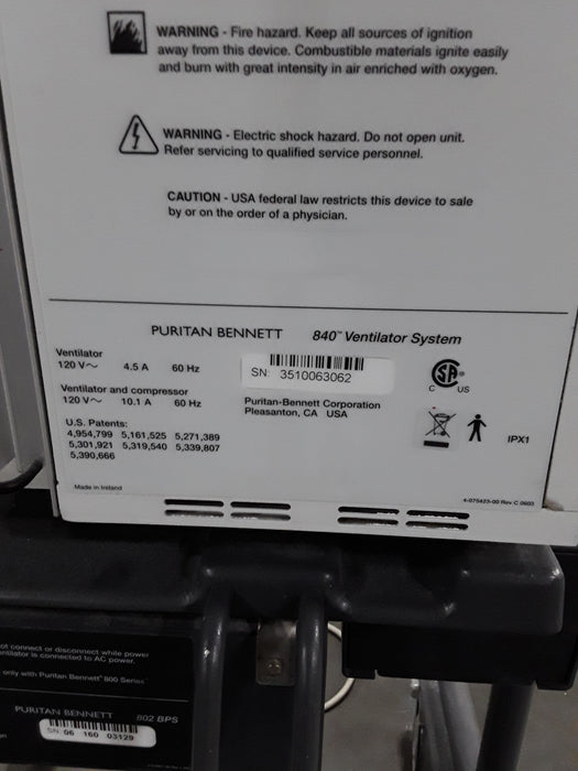 Puritan Bennett 840 Ventilator