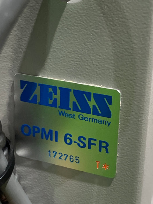 Carl Zeiss OPMI 6-SFR Surgical Microscope