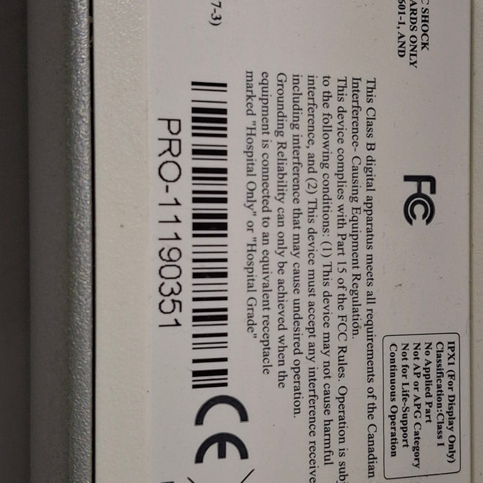 Spacelabs Healthcare 94267 Flat Panel Patient Monitor